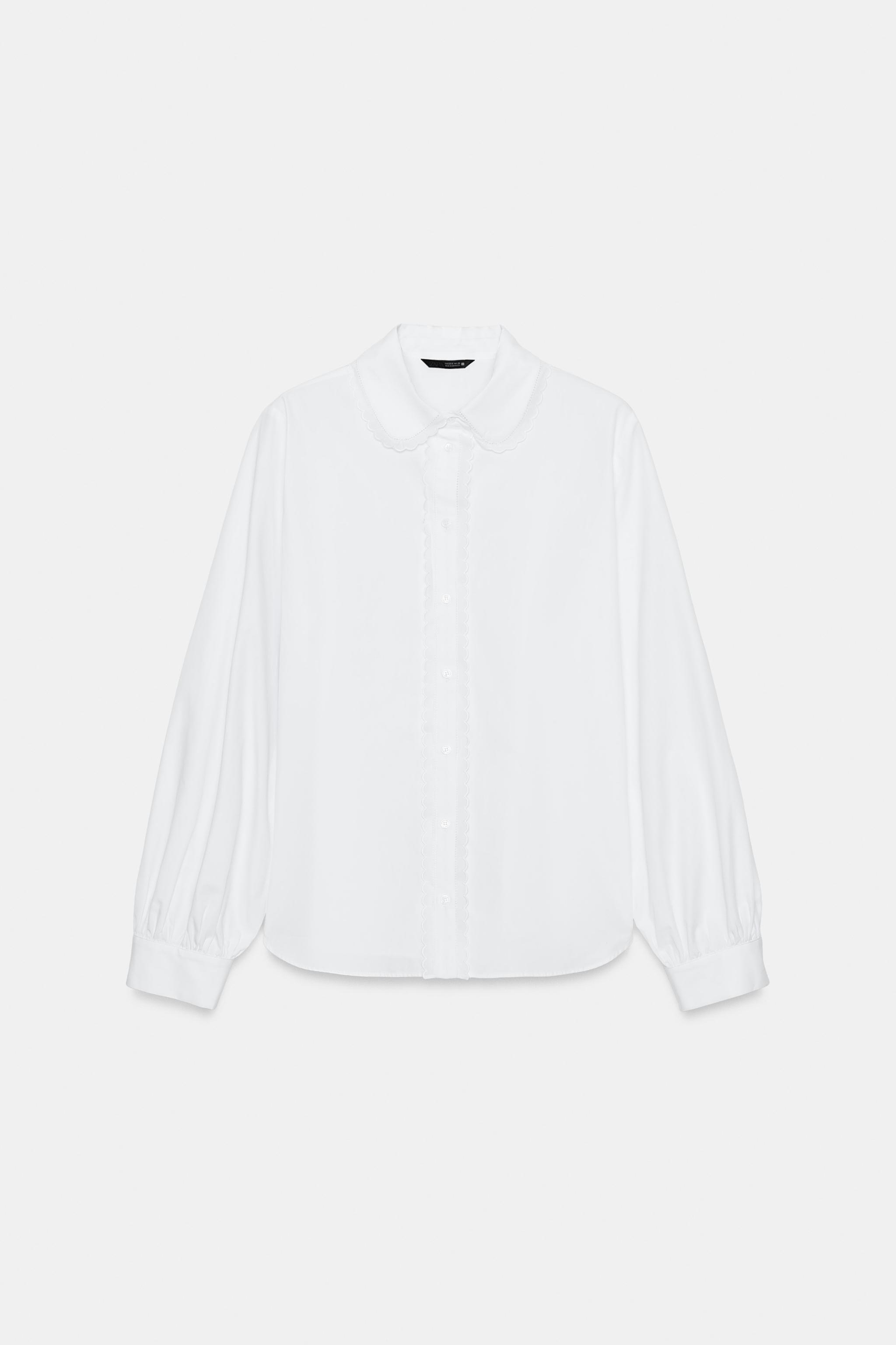 CHEMISE À COL CLAUDINE